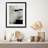 Shop Forever Art Print-Abstract, Black, Dan Hobday, Neutrals, Portrait, Rectangle, View All-framed painted poster wall decor artwork