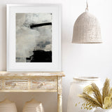 Shop Forever Art Print-Abstract, Black, Dan Hobday, Neutrals, Portrait, Rectangle, View All-framed painted poster wall decor artwork