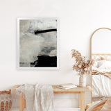 Shop Forever Art Print-Abstract, Black, Dan Hobday, Neutrals, Portrait, Rectangle, View All-framed painted poster wall decor artwork