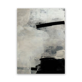 Shop Forever Canvas Art Print-Abstract, Black, Dan Hobday, Neutrals, Portrait, Rectangle, View All-framed wall decor artwork