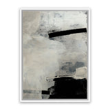 Shop Forever Canvas Art Print-Abstract, Black, Dan Hobday, Neutrals, Portrait, Rectangle, View All-framed wall decor artwork