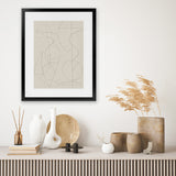 Shop Founded Art Print-Abstract, Dan Hobday, Neutrals, Portrait, Rectangle, View All-framed painted poster wall decor artwork