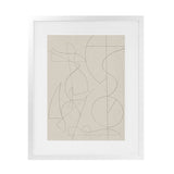 Shop Founded Art Print-Abstract, Dan Hobday, Neutrals, Portrait, Rectangle, View All-framed painted poster wall decor artwork