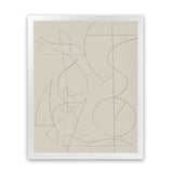 Shop Founded Art Print-Abstract, Dan Hobday, Neutrals, Portrait, Rectangle, View All-framed painted poster wall decor artwork