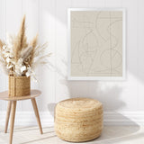 Shop Founded Art Print-Abstract, Dan Hobday, Neutrals, Portrait, Rectangle, View All-framed painted poster wall decor artwork