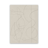 Shop Founded Canvas Art Print-Abstract, Dan Hobday, Neutrals, Portrait, Rectangle, View All-framed wall decor artwork