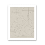 Shop Founded Art Print-Abstract, Dan Hobday, Neutrals, Portrait, Rectangle, View All-framed painted poster wall decor artwork