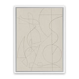 Shop Founded Canvas Art Print-Abstract, Dan Hobday, Neutrals, Portrait, Rectangle, View All-framed wall decor artwork