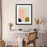Shop Gloop Art Print-Abstract, Dan Hobday, Orange, Portrait, Rectangle, View All-framed painted poster wall decor artwork