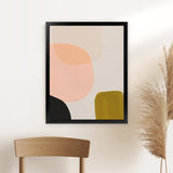Shop Gloop Art Print-Abstract, Dan Hobday, Orange, Portrait, Rectangle, View All-framed painted poster wall decor artwork