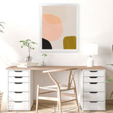 Shop Gloop Art Print-Abstract, Dan Hobday, Orange, Portrait, Rectangle, View All-framed painted poster wall decor artwork