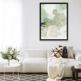 Shop Green 3 Canvas Art Print-Abstract, Dan Hobday, Green, Portrait, Rectangle, View All-framed wall decor artwork