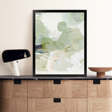 Shop Green 3 Art Print-Abstract, Dan Hobday, Green, Portrait, Rectangle, View All-framed painted poster wall decor artwork