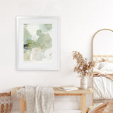 Shop Green 3 Art Print-Abstract, Dan Hobday, Green, Portrait, Rectangle, View All-framed painted poster wall decor artwork