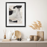 Shop High 2 Art Print-Abstract, Black, Dan Hobday, Neutrals, Portrait, Rectangle, View All-framed painted poster wall decor artwork
