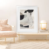 Shop High 2 Art Print-Abstract, Black, Dan Hobday, Neutrals, Portrait, Rectangle, View All-framed painted poster wall decor artwork