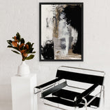 Shop Important Canvas Art Print-Abstract, Black, Dan Hobday, Portrait, Rectangle, View All-framed wall decor artwork