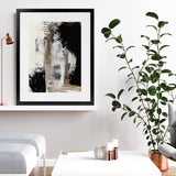 Shop Important Art Print-Abstract, Black, Dan Hobday, Portrait, Rectangle, View All-framed painted poster wall decor artwork