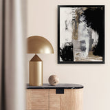 Shop Important Art Print-Abstract, Black, Dan Hobday, Portrait, Rectangle, View All-framed painted poster wall decor artwork