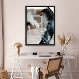 Shop Inviting Canvas Art Print-Abstract, Black, Brown, Dan Hobday, Portrait, Rectangle, View All-framed wall decor artwork