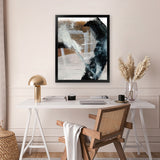 Shop Inviting Art Print-Abstract, Black, Brown, Dan Hobday, Portrait, Rectangle, View All-framed painted poster wall decor artwork