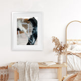 Shop Inviting Art Print-Abstract, Black, Brown, Dan Hobday, Portrait, Rectangle, View All-framed painted poster wall decor artwork