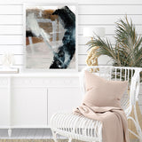 Shop Inviting Art Print-Abstract, Black, Brown, Dan Hobday, Portrait, Rectangle, View All-framed painted poster wall decor artwork
