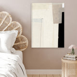 Shop Last Night Canvas Art Print-Abstract, Dan Hobday, Neutrals, Portrait, Rectangle, View All-framed wall decor artwork