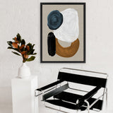 Shop Late In The Afternoon Canvas Art Print-Abstract, Brown, Dan Hobday, Neutrals, Portrait, Rectangle, View All-framed wall decor artwork