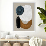 Shop Late In The Afternoon Canvas Art Print-Abstract, Brown, Dan Hobday, Neutrals, Portrait, Rectangle, View All-framed wall decor artwork