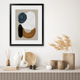 Shop Late In The Afternoon Art Print-Abstract, Brown, Dan Hobday, Neutrals, Portrait, Rectangle, View All-framed painted poster wall decor artwork