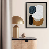 Shop Late In The Afternoon Art Print-Abstract, Brown, Dan Hobday, Neutrals, Portrait, Rectangle, View All-framed painted poster wall decor artwork