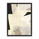 Shop Layered Abstract Canvas Art Print-Abstract, Dan Hobday, Neutrals, Portrait, Rectangle, View All, Yellow-framed wall decor artwork