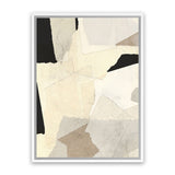 Shop Layered Abstract Canvas Art Print-Abstract, Dan Hobday, Neutrals, Portrait, Rectangle, View All, Yellow-framed wall decor artwork