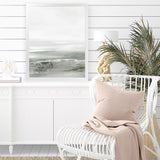 Shop Light Dawn 1 Art Print-Abstract, Dan Hobday, Green, Portrait, Rectangle, View All, White-framed painted poster wall decor artwork