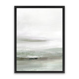 Shop Light Dawn 2 Canvas Art Print-Abstract, Dan Hobday, Green, Portrait, Rectangle, View All, White-framed wall decor artwork