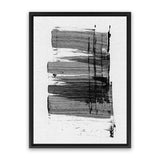 Shop Loud Canvas Art Print-Abstract, Black, Dan Hobday, Portrait, Rectangle, View All, White-framed wall decor artwork