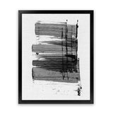 Shop Loud Art Print-Abstract, Black, Dan Hobday, Portrait, Rectangle, View All, White-framed painted poster wall decor artwork