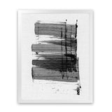 Shop Loud Art Print-Abstract, Black, Dan Hobday, Portrait, Rectangle, View All, White-framed painted poster wall decor artwork