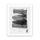Shop Loud Art Print-Abstract, Black, Dan Hobday, Portrait, Rectangle, View All, White-framed painted poster wall decor artwork