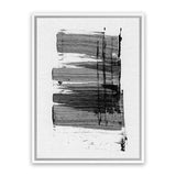 Shop Loud Canvas Art Print-Abstract, Black, Dan Hobday, Portrait, Rectangle, View All, White-framed wall decor artwork