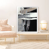 Shop Mansion Art Print-Abstract, Black, Dan Hobday, Portrait, Rectangle, View All-framed painted poster wall decor artwork