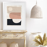 Shop Mix Art Print-Abstract, Black, Dan Hobday, Neutrals, Portrait, Rectangle, View All-framed painted poster wall decor artwork