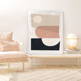 Shop Mix Art Print-Abstract, Black, Dan Hobday, Neutrals, Portrait, Rectangle, View All-framed painted poster wall decor artwork
