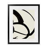 Shop Mono Brush 1 Art Print-Abstract, Black, Dan Hobday, Neutrals, Portrait, Rectangle, View All-framed painted poster wall decor artwork