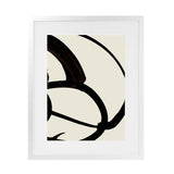 Shop Mono Brush 1 Art Print-Abstract, Black, Dan Hobday, Neutrals, Portrait, Rectangle, View All-framed painted poster wall decor artwork