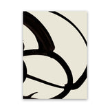 Shop Mono Brush 1 Canvas Art Print-Abstract, Black, Dan Hobday, Neutrals, Portrait, Rectangle, View All-framed wall decor artwork