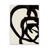 Shop Mono Brush 2 Canvas Art Print-Abstract, Black, Dan Hobday, Neutrals, Portrait, Rectangle, View All-framed wall decor artwork