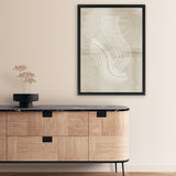 Shop Moved Canvas Art Print-Abstract, Brown, Dan Hobday, Neutrals, Portrait, Rectangle, View All-framed wall decor artwork