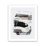 Shop Neutral Tones 2 Art Print-Abstract, Black, Dan Hobday, Portrait, Rectangle, View All, White-framed painted poster wall decor artwork